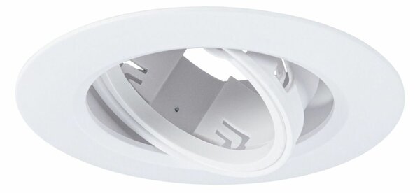 PAULMANN Vestavné svítidlo 10ks-sada výklopné kruhové 90mm 30° GU10 max. 10x10W 230V bílá