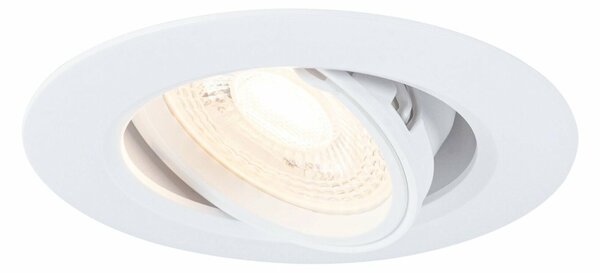 PAULMANN Vestavné svítidlo 3ks-sada výklopné kruhové 90mm 30° GU10 max. 3x10W 230V bílá