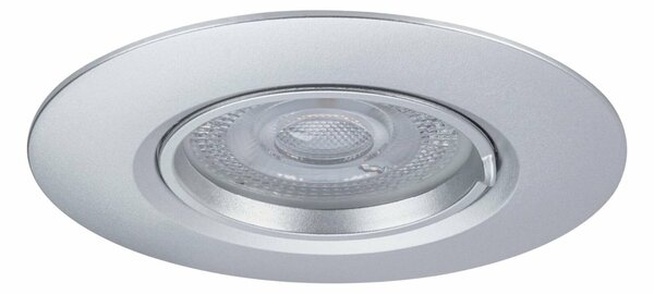 PAULMANN Vestavné svítidlo 3ks-sada nevýklopné kruhové 90mm GU10 max. 3x10W 230V matný chrom