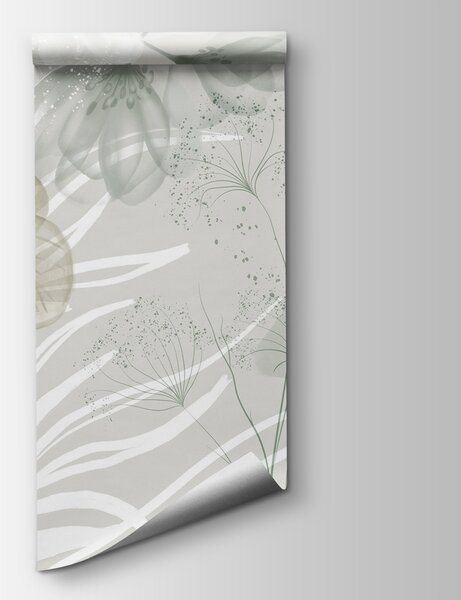 Fototapeta Klidný botanický šepot v jemných odstínech, Přírodní fototapety, Populární fototapety, w08599v1 - Tapeko.co.cz