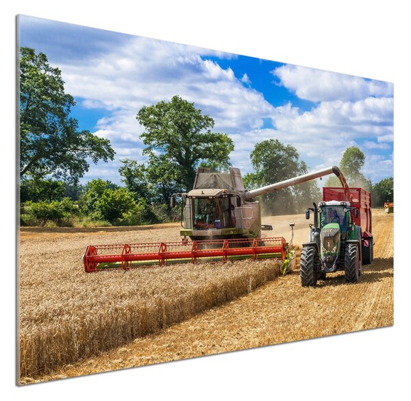 Panel do kuchyně Kombajn a traktor pksh-89579937