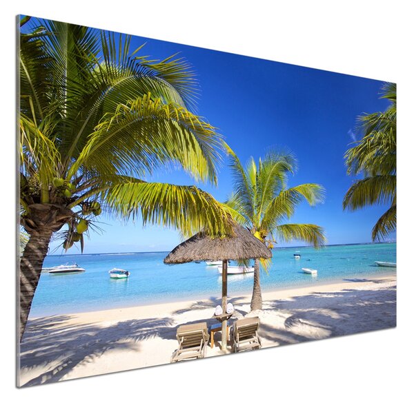 Panel do kuchyně Pláž Mauritius pksh-89713117