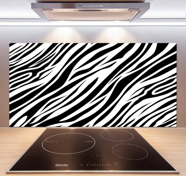Skleněný panel do kuchynské linky Zebra pozadí pksh-89914611