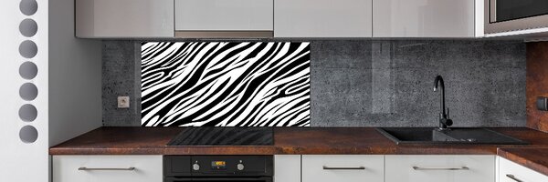 Skleněný panel do kuchynské linky Zebra pozadí pksh-89914611