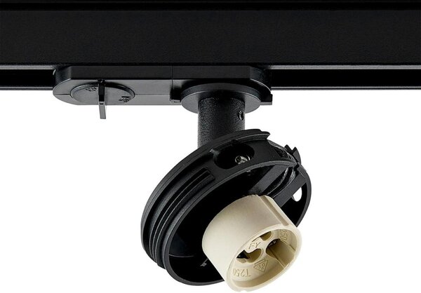 Deko-Light 1-fázový kolejnicový systém bodové svítidlo - Can základna, 1x max. 7,5 W, GU10, černá 707250