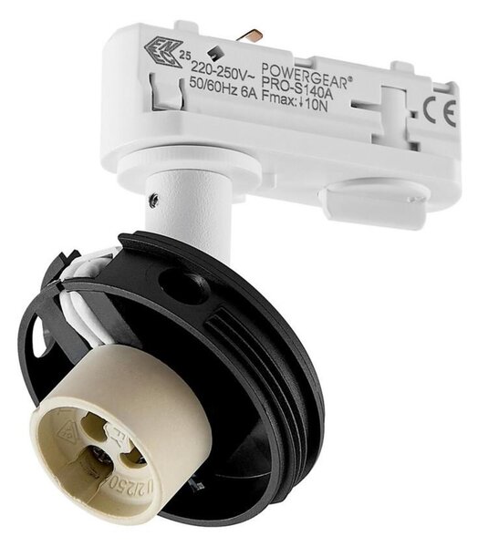 Deko-Light 1-fázový kolejnicový systém bodové svítidlo - Can základna, 1x max. 7,5 W, GU10, bílá 707249