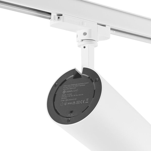 Deko-Light 3-fázové bodové svítidlo - Lucea 30 CCT Tilt, 33 W, DALI, 3000/4000 K, bílá 707232