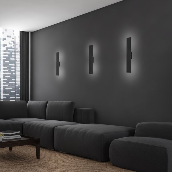 TK Lighting Černé nástěnné svítidlo Navi pro žárovku 2x G9 TK4753
