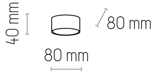 Stropní svítidlo TK 6096 TOP zlatá