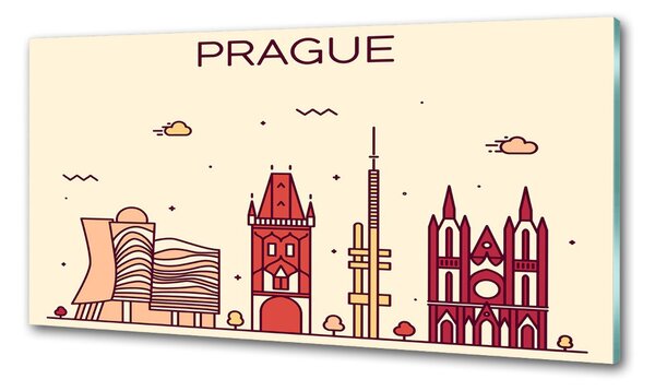 Panel do kuchyně Praha domy pksh-90039367