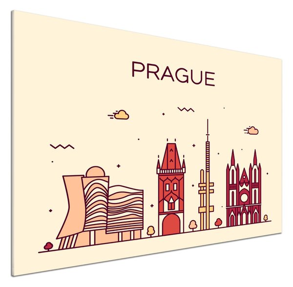 Panel do kuchyně Praha domy pksh-90039367
