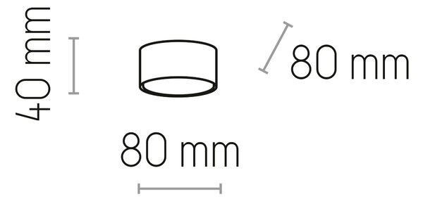 Stropní svítidlo TK 6241 TOP černá