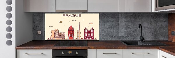 Panel do kuchyně Praha domy pksh-90039367