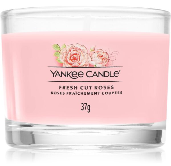 Yankee Candle Fresh Cut Roses votivní svíčka Signature 37 g