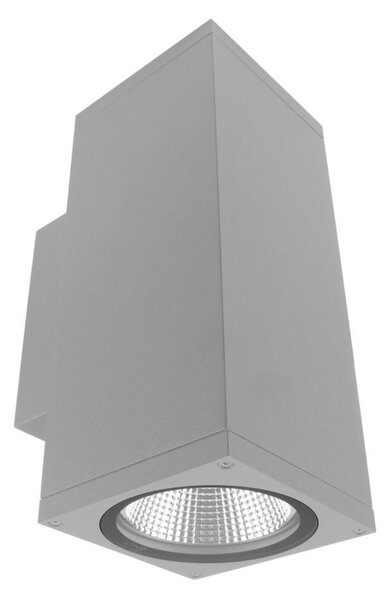 Deko-Light nástěnné přisazené svítidlo - ShoreLine Pro hranaté Up+Down, 21 W, DIM, 3000/4000 K, světlešedá 731199