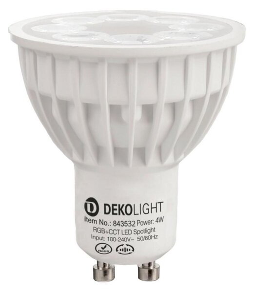 Deko-Light LED žárovka - RF-smart, GU10, RF+Zigbee, 4 W, RGB+2700-6500 K, 25 st. 843532