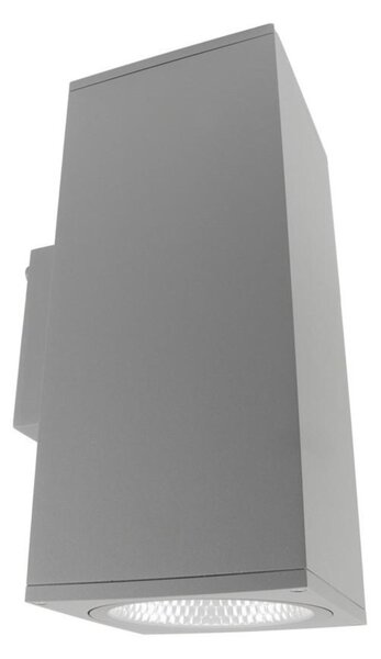 Deko-Light nástěnné přisazené svítidlo - ShoreLine Pro hranaté Up+Down, 31,5 W, DIM, 3000/4000K, světlešedá 731187