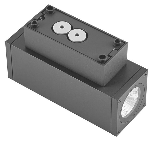 Deko-Light nástěnné přisazené svítidlo - ShoreLine Pro hranaté Up+Down, 7,5 W, 3000/4000 K, DIM, tmavěšedá 731209
