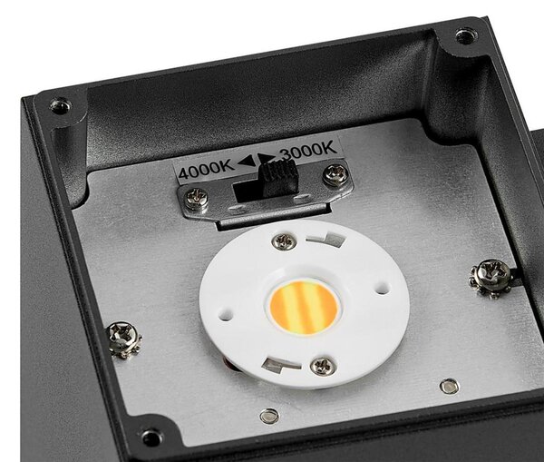 Deko-Light nástěnné přisazené svítidlo - ShoreLine Pro hranaté Up+Down, 7,5 W, 3000/4000 K, DIM, tmavěšedá 731209
