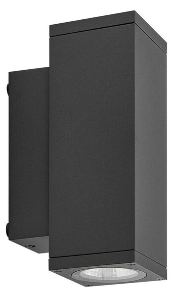 Deko-Light nástěnné přisazené svítidlo - ShoreLine Pro hranaté Up+Down, 7,5 W, 3000/4000 K, DIM, tmavěšedá 731209