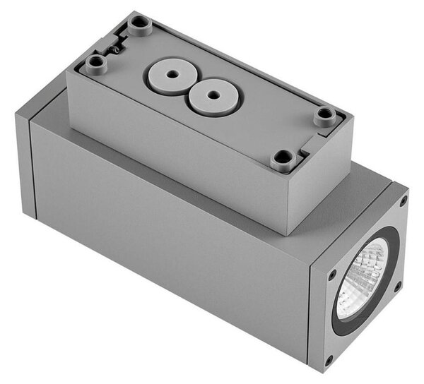 Deko-Light nástěnné přisazené svítidlo - ShoreLine Pro hranaté Up+Down, 7,5 W, 3000/4000 K, DIM, světlešedá 731208