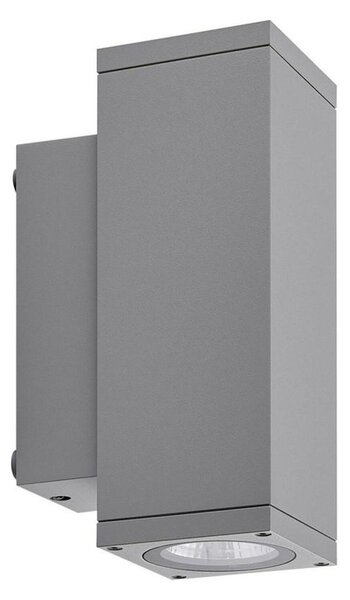Deko-Light nástěnné přisazené svítidlo - ShoreLine Pro hranaté Up+Down, 7,5 W, 3000/4000 K, DIM, světlešedá 731208
