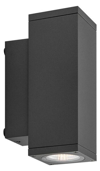 Deko-Light nástěnné přisazené svítidlo - ShoreLine Pro hranaté Up+Down, 7,5 W, 3000/4000 K, DIM, tmavěšedá 731209