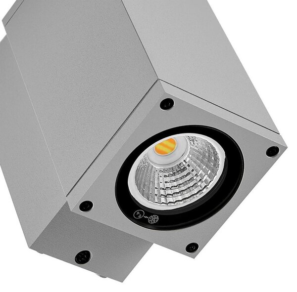 Deko-Light nástěnné přisazené svítidlo - ShoreLine Pro hranaté, 6 W, DIM, 3000/4000 K, světlešedá 731205