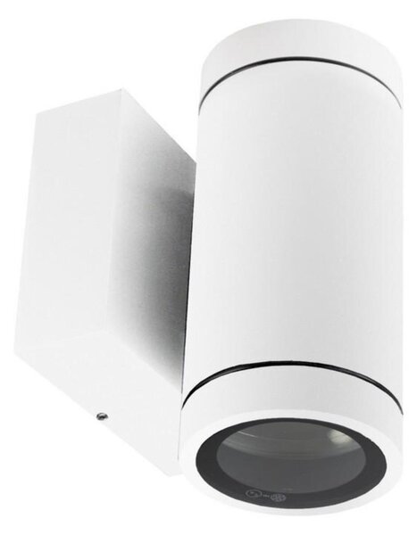 Deko-Light nástěnné přisazené svítidlo - ShoreLine Pro kulaté Up+Down, 2x max. 7,5 W GU10, bílá 731216