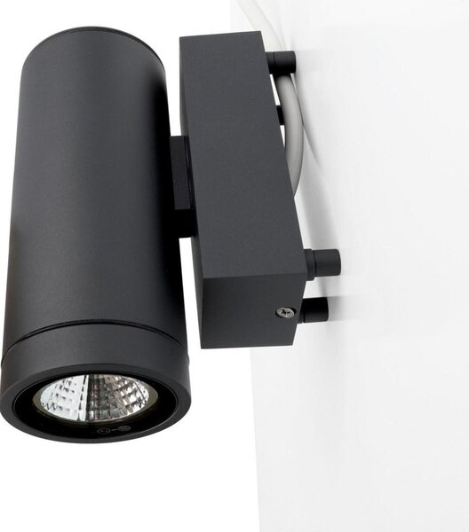 Deko-Light nástěnné přisazené svítidlo - ShoreLine Pro kulaté Up+Down, 7,5 W, DIM, 3000/4000 K, světlešedá 731220