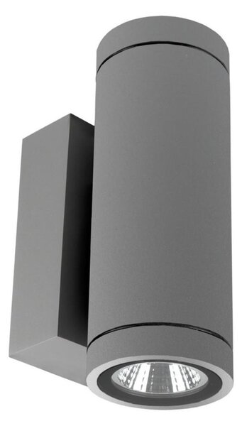 Deko-Light nástěnné přisazené svítidlo - ShoreLine Pro kulaté Up+Down, 7,5 W, DIM, 3000/4000 K, světlešedá 731220