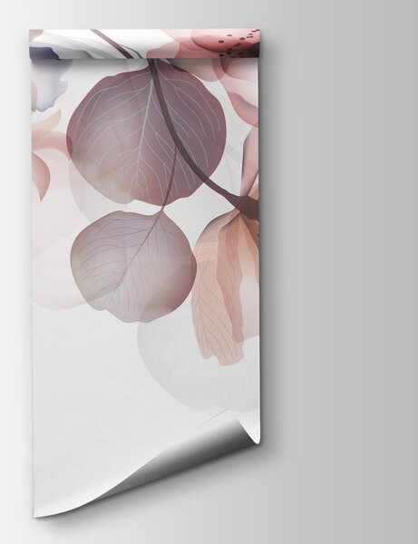 Fototapeta Jemný květinový design s jemnými odstíny, Fototapety se stromy, Populární fototapety, w08613 - Tapeko.co.cz