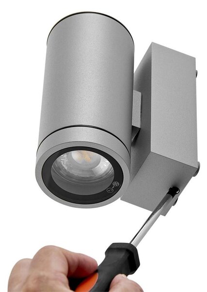 Deko-Light nástěnné přisazené svítidlo - ShoreLine Pro kulaté, 1x max. 7,5 W GU10, světlešedá 731211