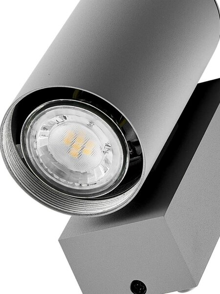 Deko-Light nástěnné přisazené svítidlo - ShoreLine Pro kulaté, 1x max. 7,5 W GU10, světlešedá 731211