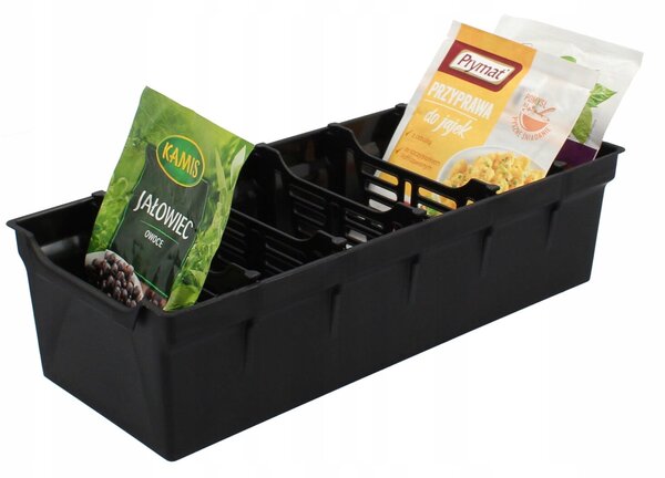 VILDE Organizér na koření v sáčcích, zásobník, BLACK ANNA