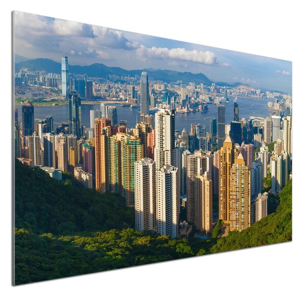 Panel do kuchyně Hongkong panorama pksh-90238708