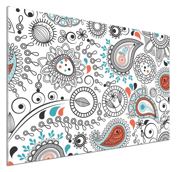 Skleněný panel do kuchynské linky Ornamenty pksh-90251217