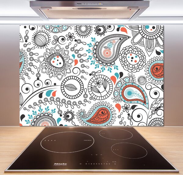 Skleněný panel do kuchynské linky Ornamenty pksh-90251217