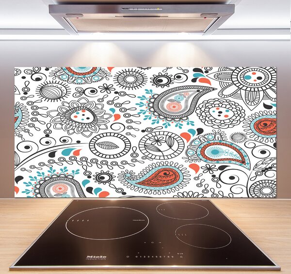 Skleněný panel do kuchynské linky Ornamenty pksh-90251217