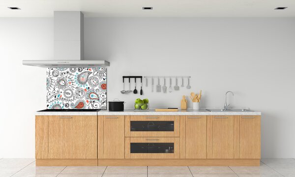 Skleněný panel do kuchynské linky Ornamenty pksh-90251217