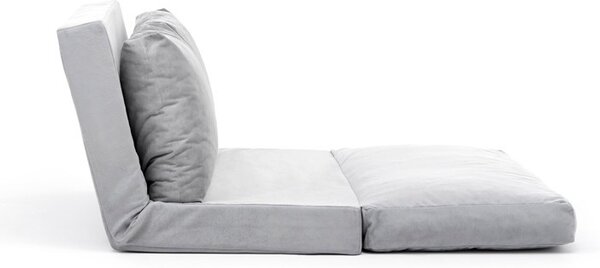 Hanah Home 2-místná víceúčelová pohovka Taida 120 cm šedá