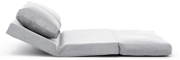Hanah Home 2-místná víceúčelová pohovka Taida 120 cm šedá