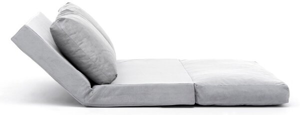 Hanah Home 2-místná víceúčelová pohovka Taida 120 cm šedá