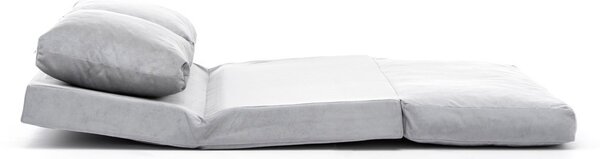 Hanah Home 2-místná víceúčelová pohovka Taida 120 cm šedá