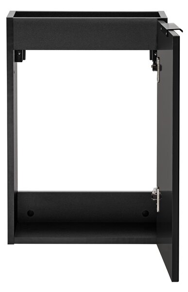 Comad Adel Black skříňka 40x22x57 cm pod umyvadlo závěsná černá ADEL BLACK 82-40-B-1D