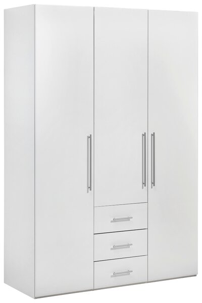 ŠATNÍ SKŘÍŇ S OTOČNÝMI DVEŘMI, bílá, vysoce lesklá bílá, 146,6/218,6/59 cm Xora - Šatní skříně