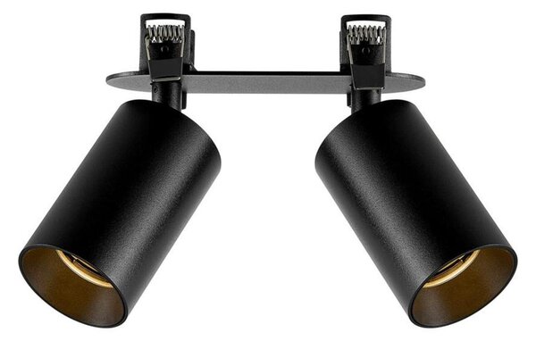 Deko-Light vestavné bodové svítidlo - Can Tilt kulaté, 2x 7,5 W GU10, černá 565758