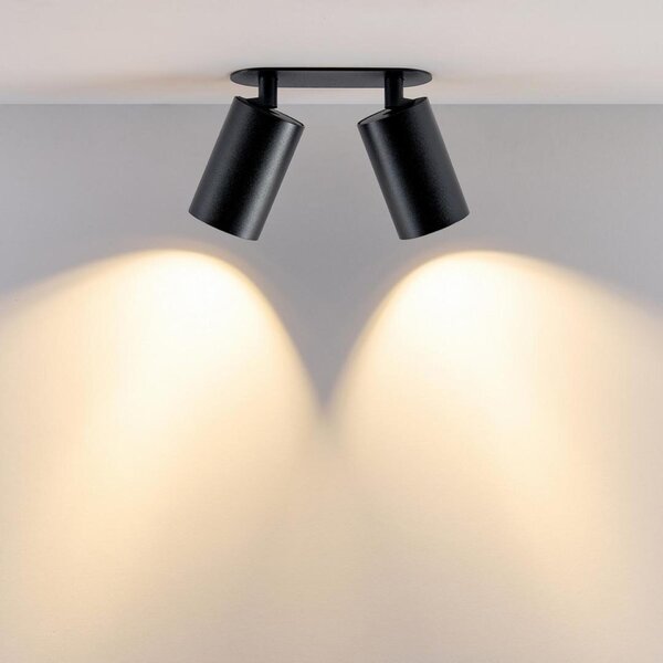 Deko-Light vestavné bodové svítidlo - Can Tilt kulaté, 2x 7,5 W GU10, černá 565758