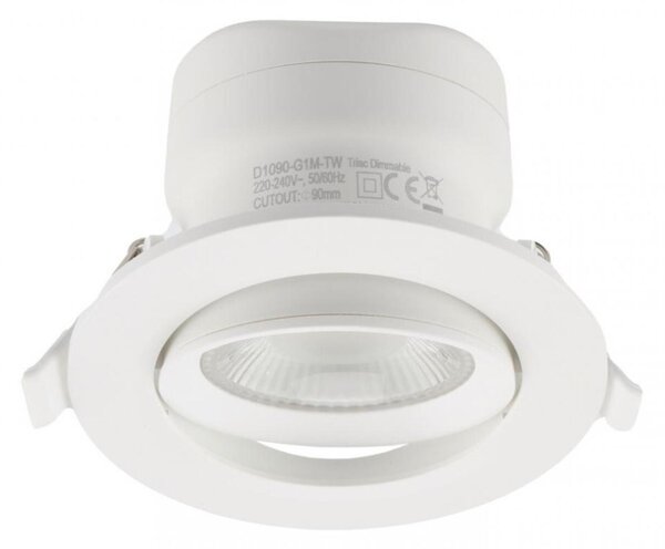 Deko-Light vestavné bodové svítidlo - Surtur Tilt 83, 9 W, DIM, 2700/3000/4000 K, bílá 565457