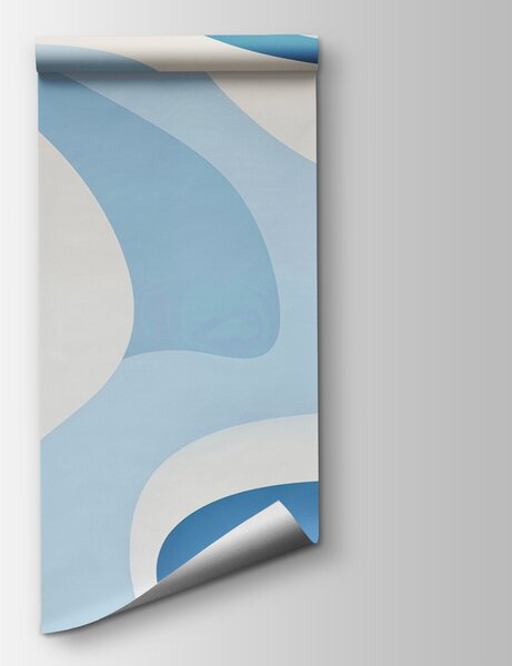 Fototapeta Modré a bílé pozadí, Designové fototapety na zeď, Populární fototapety, w02760 - Tapeko.co.cz